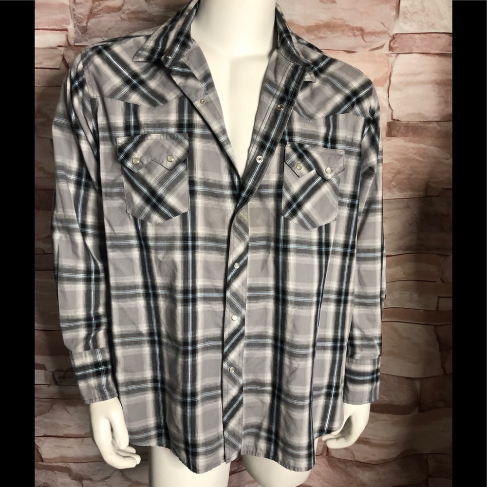 Wrangles wester snap shirt size 2XL
